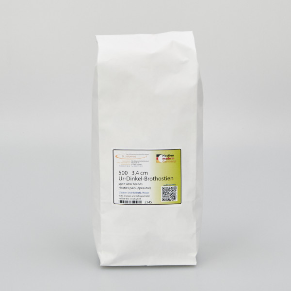 500 Ur-Dinkel- Brothostien 3,4 cm