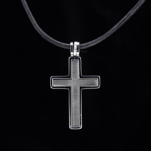 Ausgefallenes teilbares Edelstahlkreuz
